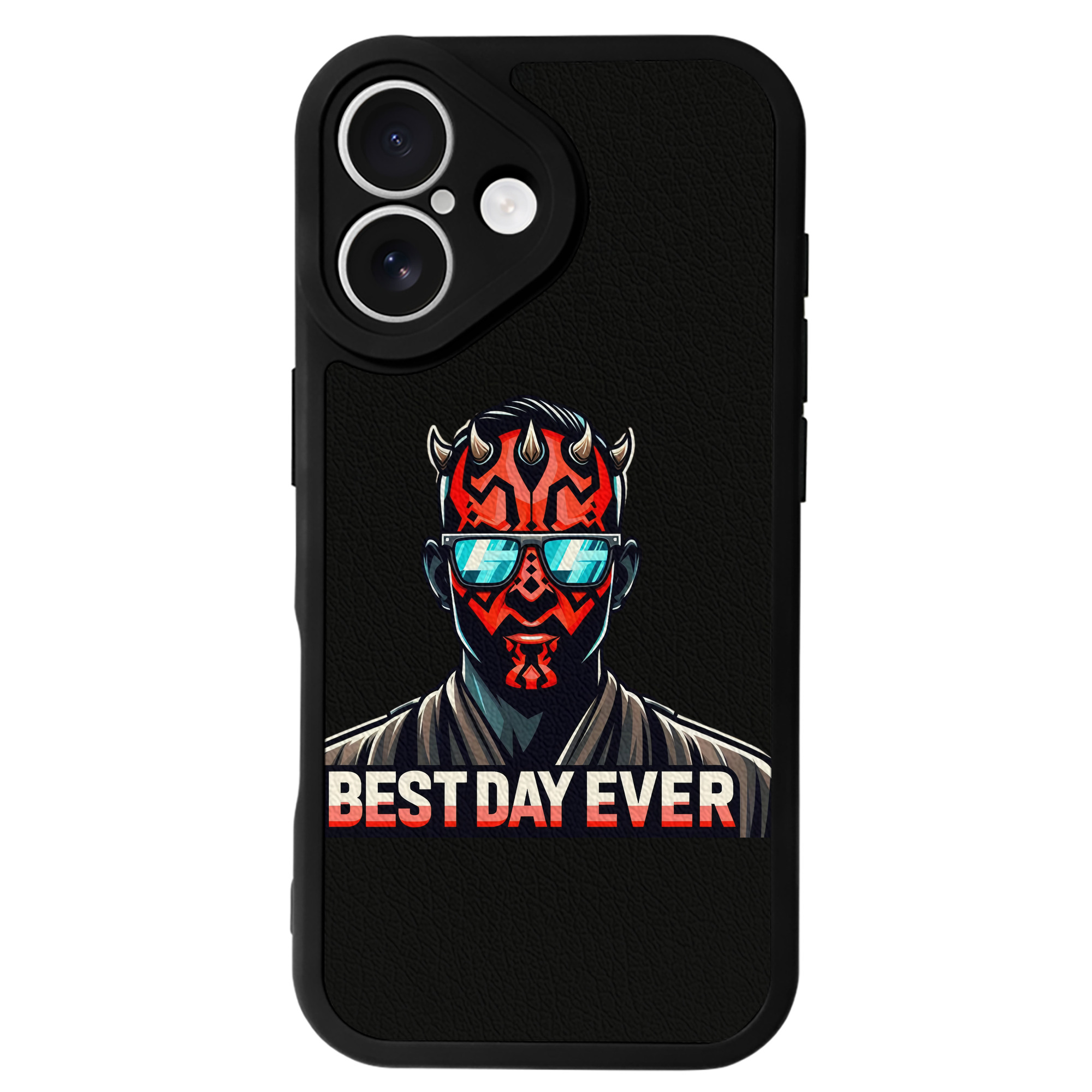 （画像用） スター・ウォーズ Star Wars 【iPhone 16シリーズ対応】シリコンスマホケース（レザー調） 材質：シリコン